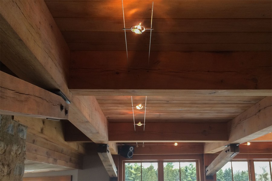 Great room low voltage cable lighting | Voltek Electric, LLC