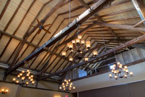 Hall rafter lighting